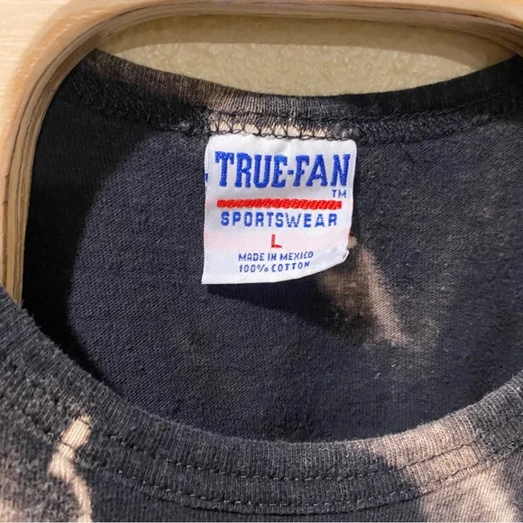 Men’s Large NFL Pittsburgh Steelers Vintage True Fan Upcycled Bleached Tank - Picture 3 of 13